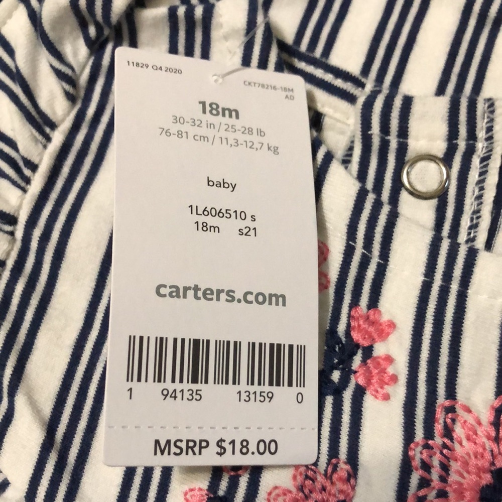 Carter’s One Piece Snap Closure Outfit Final Price - Picture 12 of 14
